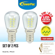 PowerPac 2x LED Bulb, Pygmy Bulb 1.5W E14 Day Light (PP6225)