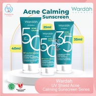 Wardah UV Shield Acne Calming Sunscreen Series - Sunscreen Moisturizer / Wardah Sunscreen Serum