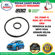 2 Biji - Perodua Alza Myvi Viva Kenari Kelisa Avanza Oil Pump O-Ring Set O Ring OEM Pam Minyak