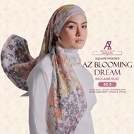 Tudung Bawal Satin Murah Tudung Bawal Ameera Zaini Blooming Dream Tudung Satin Tudung Silk Scarf Square Printed