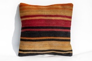 土耳其地毯抱枕套 羊毛抱枕套 kilim圖騰地毯枕頭套-摩洛哥風格