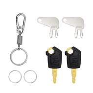 4pc 5P8500 5P-8500 Cat Keys and 8398 Battery Disconnect Key Set Fit for Most Caterpillar Heavy Equip