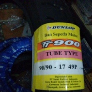 BAN DUNLOP TT900 - TUBE TYPE (70/90 - 80/90 - 90/90 - 250 - 275 ) RING 17 BAN LUAR MOTOR BEBEK SPORT