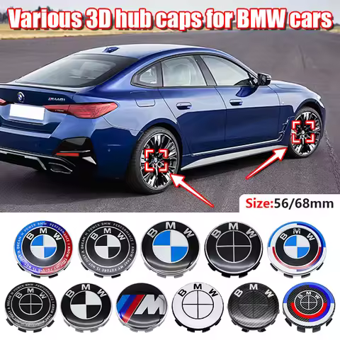 4Pc 56mm 68mm Wheel Center Cover Wheel Hub Center Integrated Cover Logo For BMW F30 X1 G30 G12 G11 X