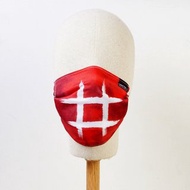 Red Sharp Salo Anti Droplet Fabric MASK layers Dust Protect 1 pc