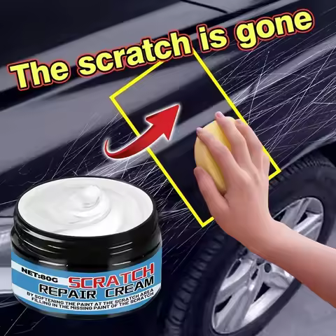 Universal car paint scratch repair paste, anti-scratch wax polish abrasive agent, suitable for metal