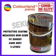 COLOURLAND PROTECTIVE COATING MICACEOUS IRON OXIDE PC 1500DGY DARK GREY 5 LITRES