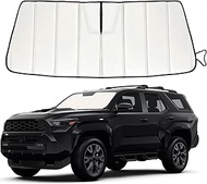 Windshield Sun Shade for Toyota 4Runner 2010-2025, Front Window Visor Accessories, Accordion Folding
