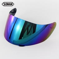 Soman Motorcycle Helmet Lens 955 Visor Full Face Motorbike Helmet Parts Accessoriess Fitting For S