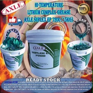 High Temperature Lithium complex Grease AXLE SUPLEX EP 7200  NLGI 2 Heavy Duty Wheel Bearing Grease 