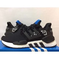 ADIDAS EQT SUPPORT 91/18 黑白藍 D97061