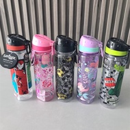 Smiggle Drink Bottle mermaid unicorn cup Minnie Mickey Hi There Drink Up Plastic Drink Bottle 650Ml BPA free Carry handle Bottle