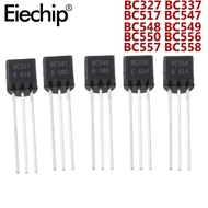 50pcs BC327 BC337 BC517 BC547 BC548 BC549 BC550 BC556 BC557 BC558 TO-92 Transistor NPN PNP New Origi