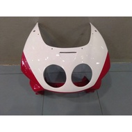 Top Fairing Set White-Red For NSR150R Model Round Eyes Old Parts Artificial Not