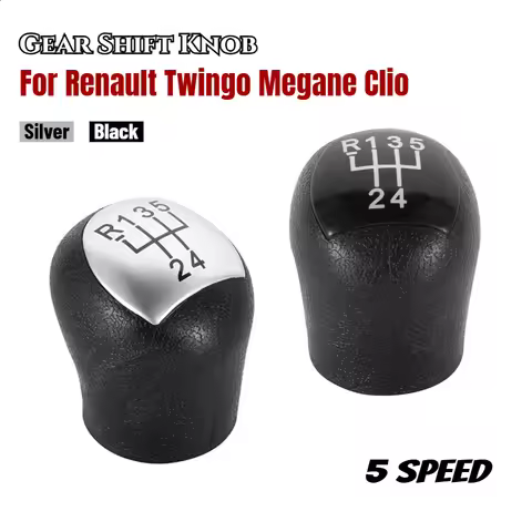 For Renault Twingo Scenic Megane Laguna Kangoo Clio II 2 MK2 172 18 Logan ABS Car Gear Shift Knob Le