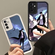 XI74 Solo Leveling Casing for Samsung Galaxy A36 A56 S25 Ultra A26 5G Black White