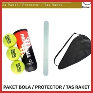 (PADEL) PADEL BALL PACKAGE PADEL PROTECTOR/ PADEL RACKET BAG/ (NEW, VIRAL, CURRENT SPORTS)