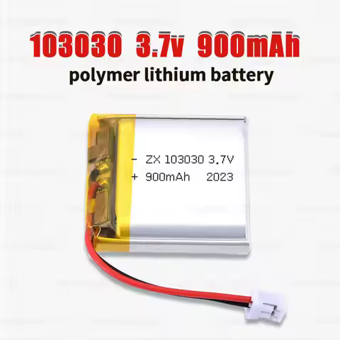 103030 Battery 3.7V 900mAh Lithium Polymer Rechargeable Batteries 2LiPo for Headset Bluetooth Headse