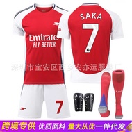2425 Arsenal Home No. 7 Saka Jersey No. 9 Hot Sols No. 11 Martin Nellie 41 Less Football Jersey Suit