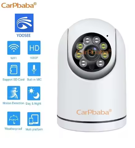CARPBABA YOOSEE 2MP WIFI IP Camera Surveillance Full Color Night Vision Security Protection Wireless