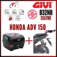 Honda ADV 150 ADV150 GIVI SRV SPECIAL MONORACK MONO RACK J BOX CARRIER Tread BOX Luggage RACK Career B32N E250N B33NM