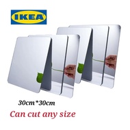 (Can Cut Any size) IKEA Mirror Lots 30cm*30cm DIY Wall Decor/Cermin IKEA Sticker Hiasan Dinding