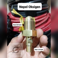 Oxygen Nipple Thread 5/ 8" x 1/ 4" BSP