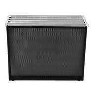 Hanging File Organizer Filing BoxMetal Mesh File Crate Desk Organizer Magazine Holder with 5 Hanging