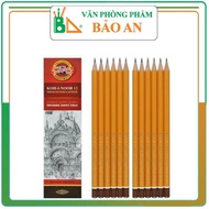 ( Hộp 12 Chiếc) Bút Chì Tiệp Koh-I-Noor 1500-Hb 2b 3b 4b - Văn phòng phẩm Bảo An