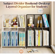 ✨✨【Subject Divider Bookend】- Desktop Layered Organizer for Students.
