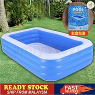 Baby Kid Inflatable Swimming Pool Paddling Pool Large Size Thickened Square Swimming Pool ( FAST DEL
