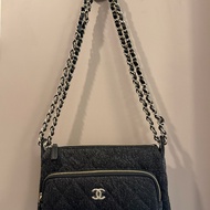 Chanel 黑牛仔相機包