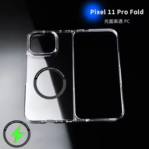 For Google Pixel 11 Pro Fold Transparent Case Front Back Protective Cover Hard PC Bumper for Google 