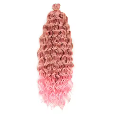 Hawaii Curl Crochet Hair European and American Extensions For Women Imported High-end Deep Twist Big