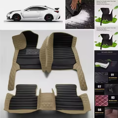 Customized Car Floor Mats for Maxus LDV D90 Pro 5-Seat 7-Seat 2020-2025 Years Auto Carpets Foot Coch