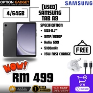 [USED] SAMSUNG TAB A9 4/64GB | GOOD CONDITION | 100% ORIGINAL | TRUSTED SELLER | OPTION GADGET