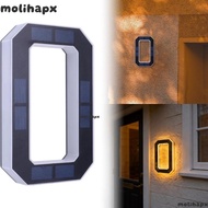MOLIH LED Address Numbers, LED Illuminated 6.7 Inch Size  House Numbers, Energy Efficient Light Up D