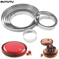 BUTUTU Cake Mold Perforated DIY Stainless Steel Circle Mould