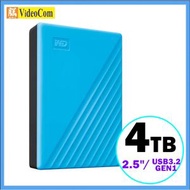 WD - WD My Passport 2.5吋 4TB (藍色) USB 3.2Gen1 便攜式外置硬碟 WDBPKJ0040BBL