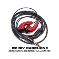 Z2 DIY Earphone Sennheiser MX500 Super Bass Headset Build QualityGood