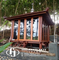 gazebo musholla kayu outdoor
