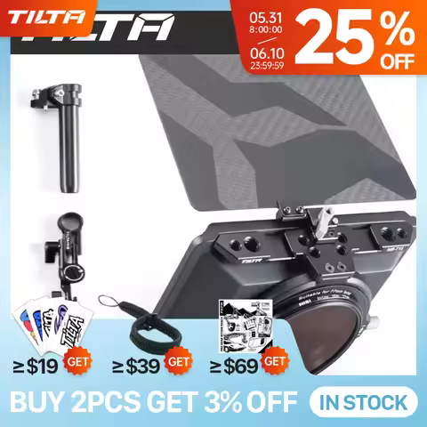 TILTA MB-T15 4*5.65 Mini Matte Box Carbon Fiber Top Flag For DSLR Mirrorless Camera for Sony fx30 FX