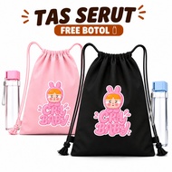 [Ratu Bag] Cry Baby Drawstring Backpack - Cry Baby Teenage Drawstring Bag