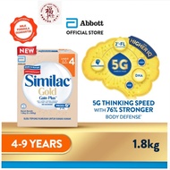 [New Packing] Abbott Similac Gold Gain Kid Step 4 (1.8kg) Milk Formula EXP: 03/2025