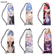 WALKIE Animie Portable Badminton Racket Bag Tennis Racket Protection Drawstring Bags Fashion Velvet Storage Bag Case Outdoor Sport Accessories