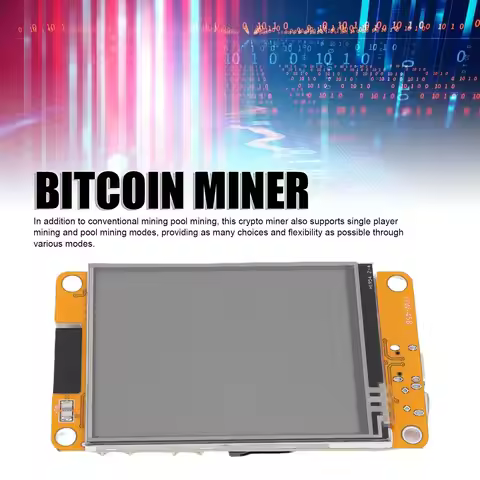 Bitcoin Miner USB Bluetooth 4.2 WIFI 1060KH/s 2.8 Inch Smart Display Crypto Lottery Miner Crypto Lot