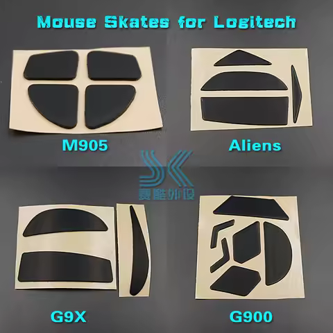 1PCS 3M Mouse Feet Skates Mouse for Logitech G900 G903 G9 G9X M950 Alens Anywhere 2S m905 Gaming Mou