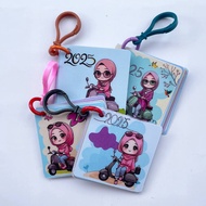 Vespa Girl Edition Kalendar Keychain Calendar 2026 - Gantungan Kunci Kalendar 2026