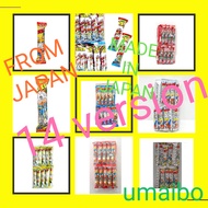 Japanese umaibo. 30pc  ( corn potage / takoyaki/ cheese/,mentaiko/ sarami/ yakitori/ teriyaki/ glue salt / vegetable salad/natto/sugar rusk/shrimp mayonnaise/cow tongue /tonkatu sauce)