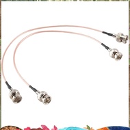 2Pcs 3G HD SDI Cable BNC Cable 30cm 75 Ohm for Cameras  Video Equipment Supports HD-SDI 3G-SDI 4K 8K